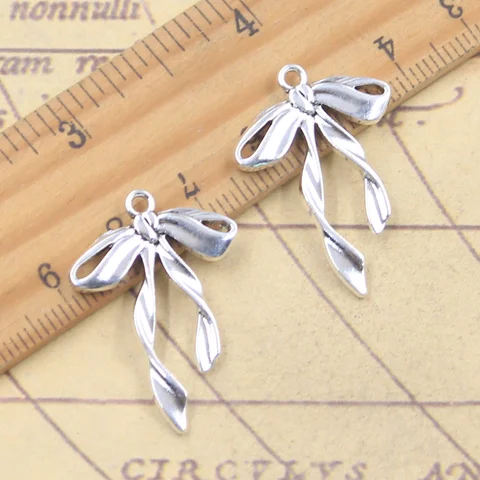 Подвески YOUNGISMONEY, набор из 10 штук, античное серебро, цветные