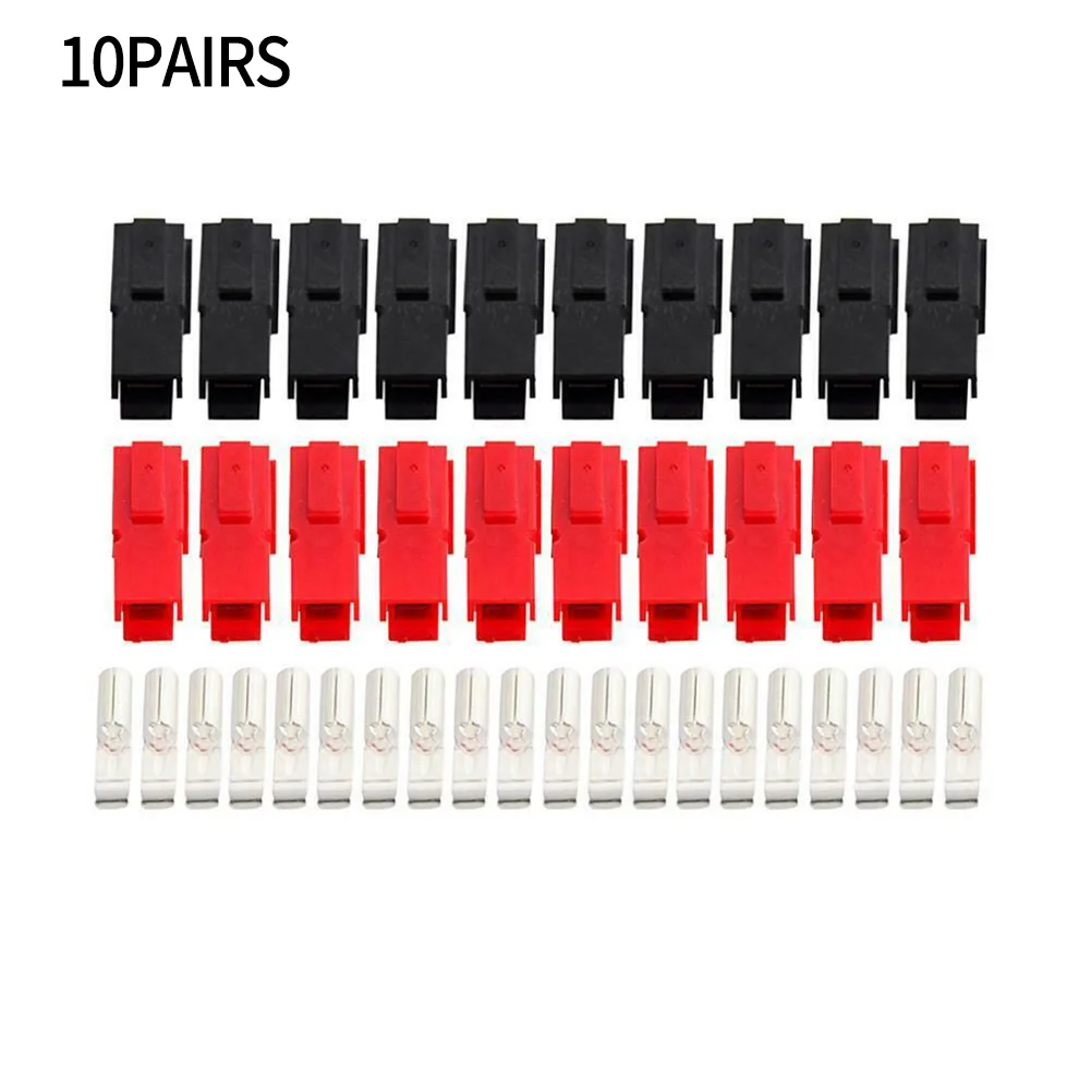 

Силовые коннекторы, Заводская мастерская, 10 пар, 30 А для разъема Anderson, высокочастотный морской красный и черный