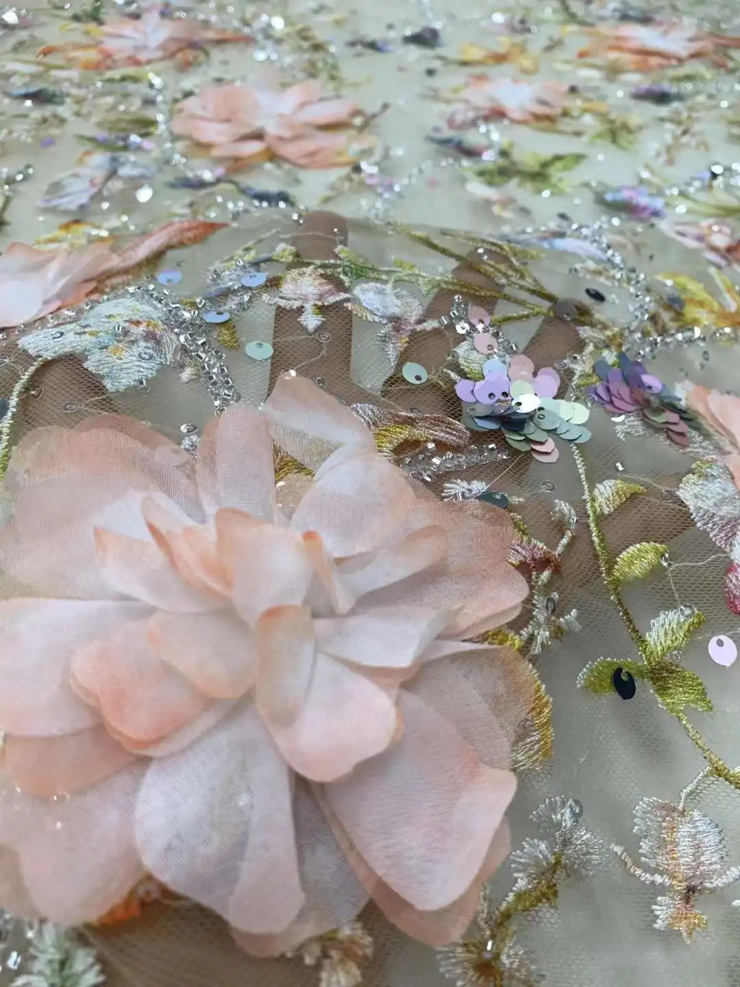 Новинка 2024 элегантное мягкое роскошное платье лучшего качества с 3D аппликацией