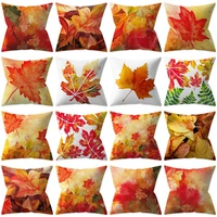 autumn leaves hugging pillow case thanks giving holiday home decoration cushion cover home decor fall decorative pillows