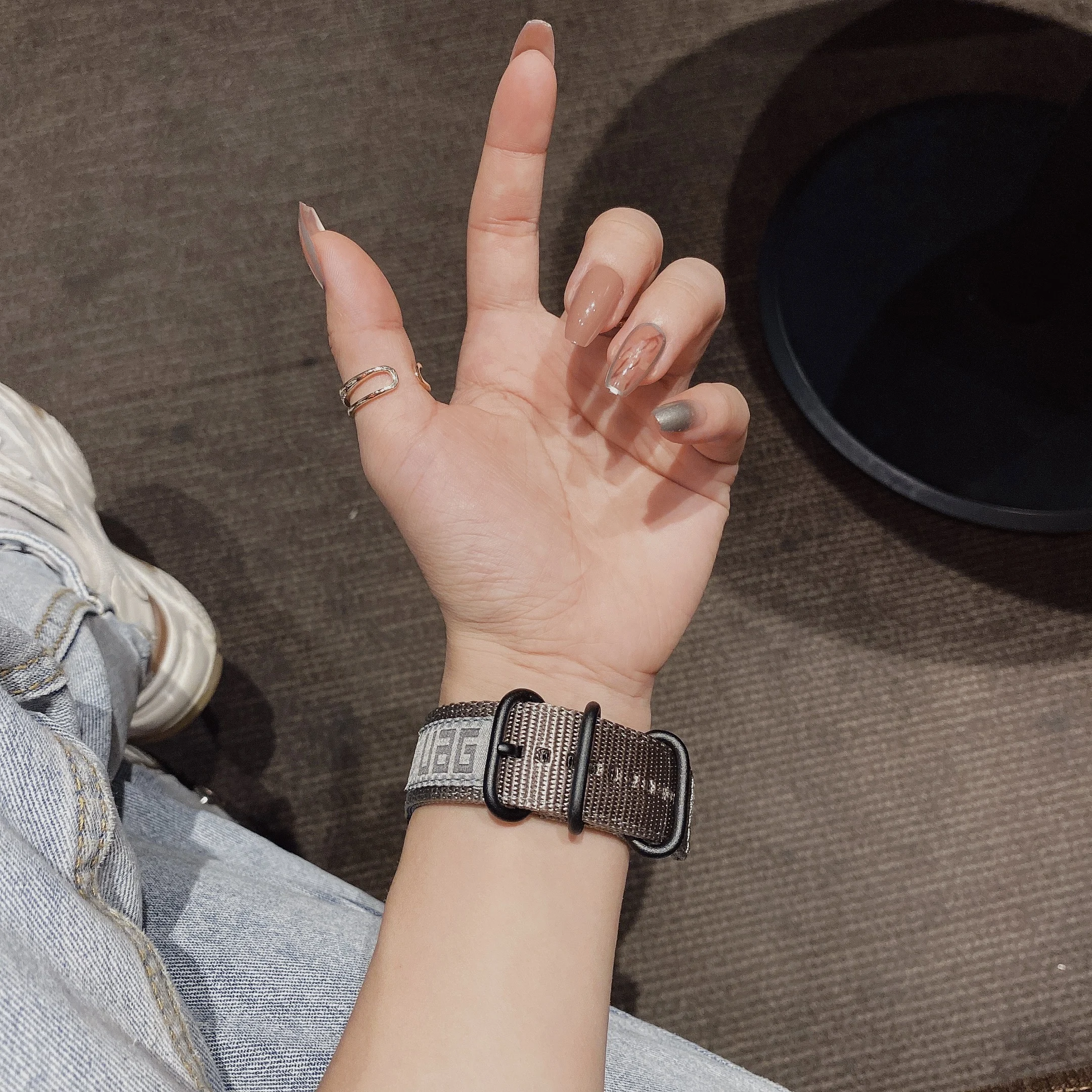 High quality official nylon sport watch band for Apple watch 49/40/44mm iwatch 8 7 6 se 38/42/41/45mm strap bracelet wrist belt