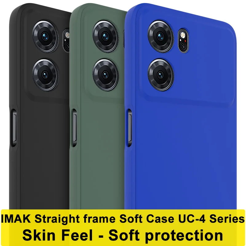 

Для OPPO K10 5G чехол IMAK Тонкий Мягкий ТПУ Прямая рамка задняя крышка для телефона чехол для OPPO K10 5G