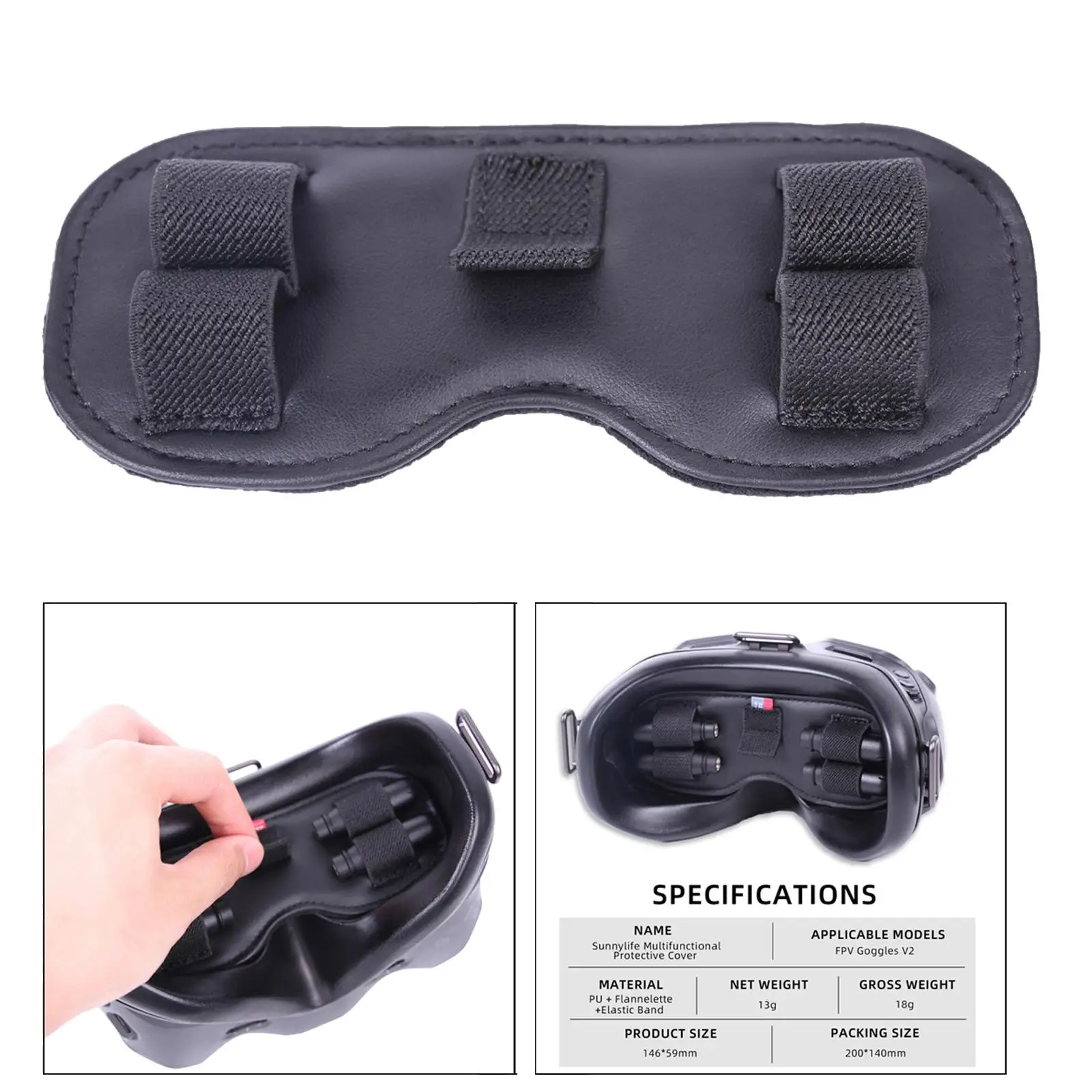 

Защитный чехол для DJI Goggles V2 и держатель для карт памяти SD