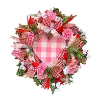valentines day wreath mesh valentines day wreath with heart acrylic valentine wreath wedding party home decorations for lover