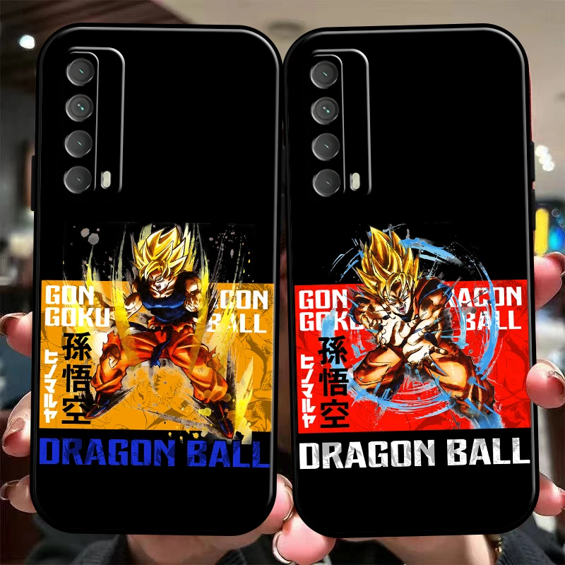 

Japanese Dragon Ball Anime Phone Case For Huawei P Smart Z 2019 2021 P20 P20 Lite Pro P30 Lite Pro P40 P40 Lite 5G Carcasa