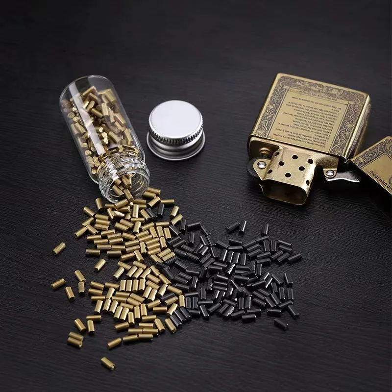 

100pcs Gold Flints Stones For Universal Clippers Petrol Fuel Lighters
