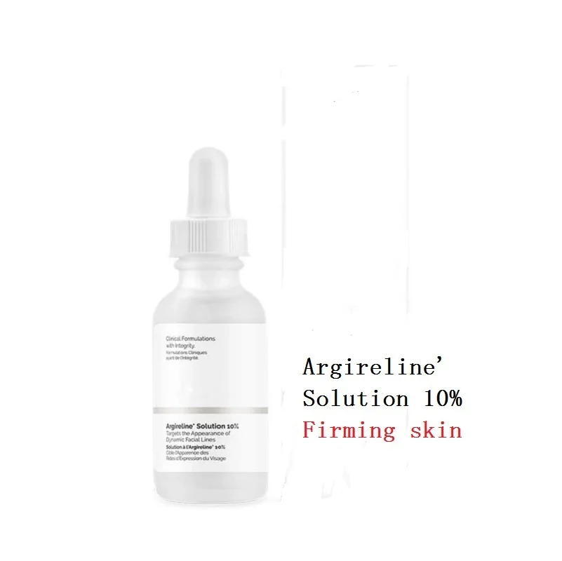

Argireline' Solution 10% Face Repair Solution Hexapeptide Serum Peptide Complex Anti Aging Fades Wrinkles Firm Skin Face Makeup