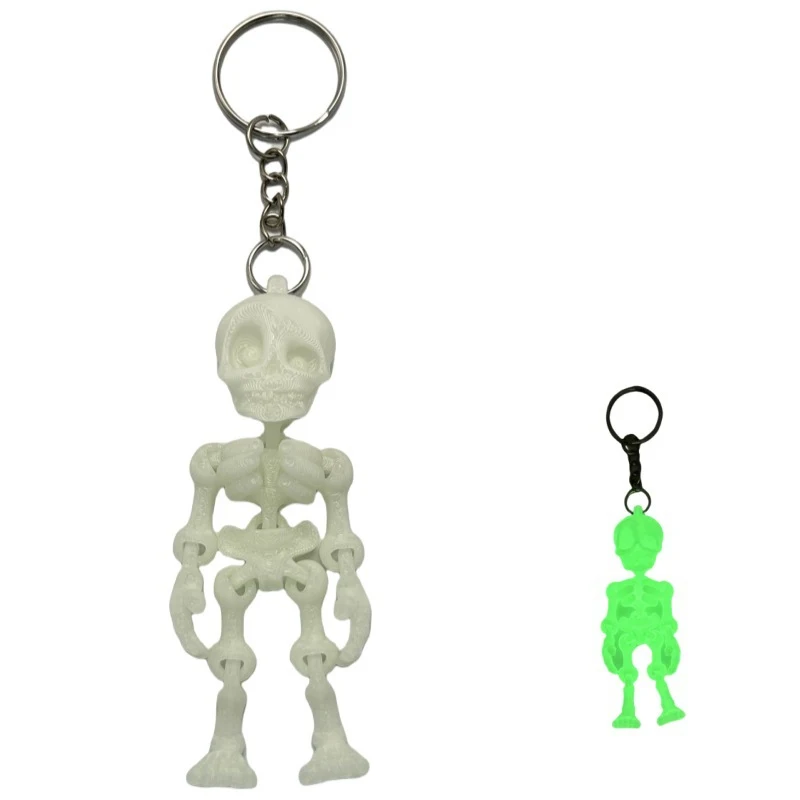 

3d печатные игрушки, брелок со скелетом, украшение для рабочего стола, 3d животные, домашний офис, ремесло, печатные фигурки, рождественские подарки