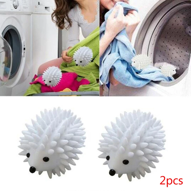 

2Pcs Durable Laundry Ball Hedgehog Dryer Ball Reusable Dryer Anti-static Ball