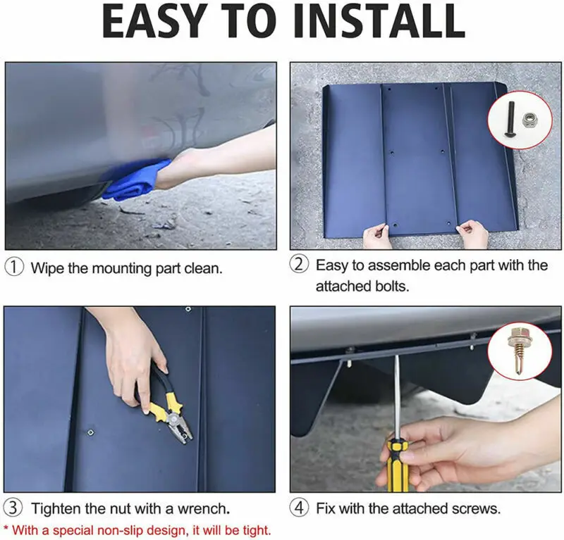 Диффузор заднего бампера LAICY для Subaru WRX STI 2015-2018 4-плавный спойлер нижний