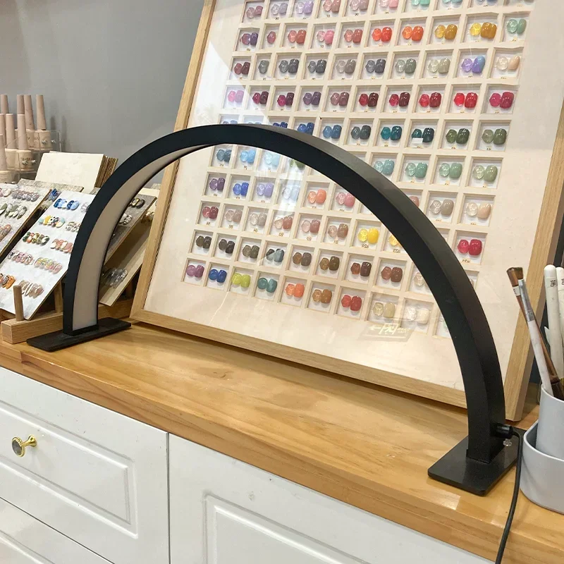 2024 магазин красоты полумесячная дугообразная Настольная лампа для маникюрного