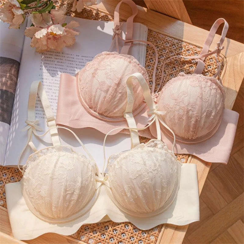 

Ropa French style Femenina interior bra for women sexy bras push up mesh lace lingerie bralette Mujer soutien Canyon lenceria