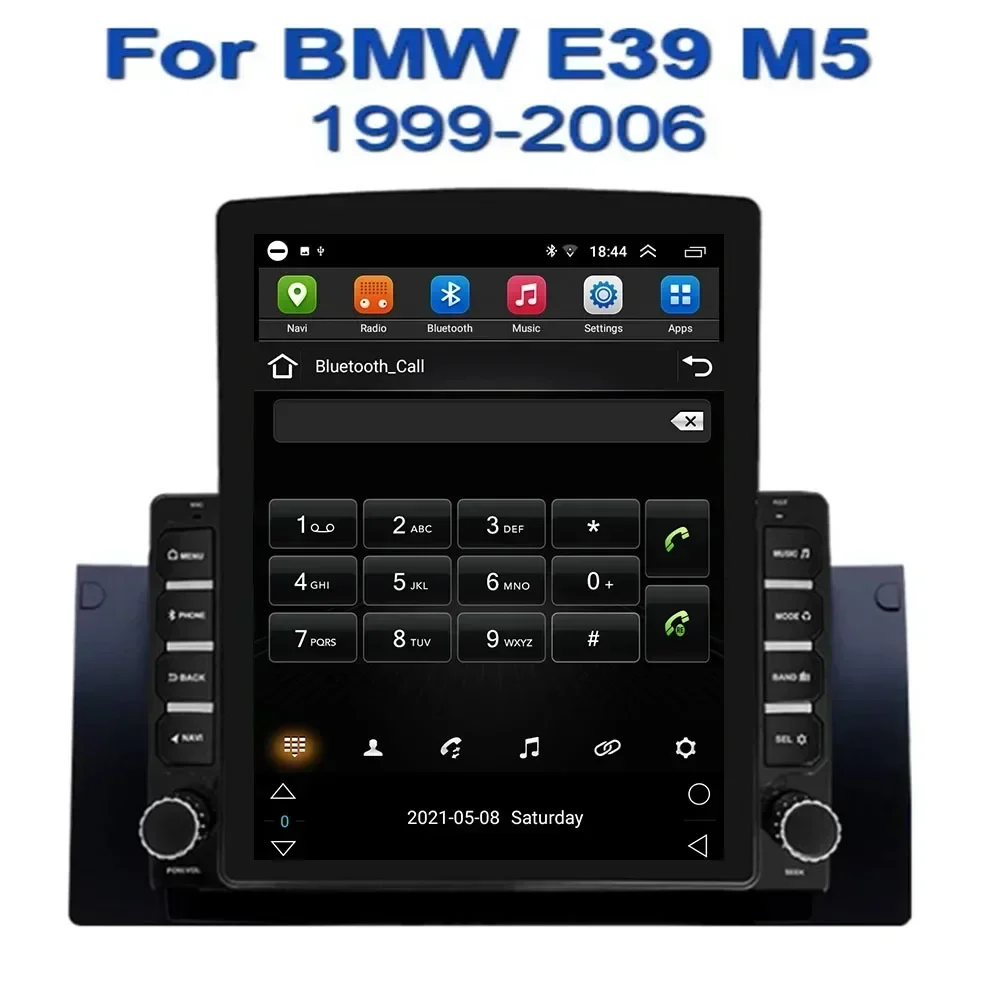 Android 13 для BMW 5 E39 E53 X5 1995-2001 2002 2003-2006 Тип Tesla Мультимедийный стерео Автомобильный
