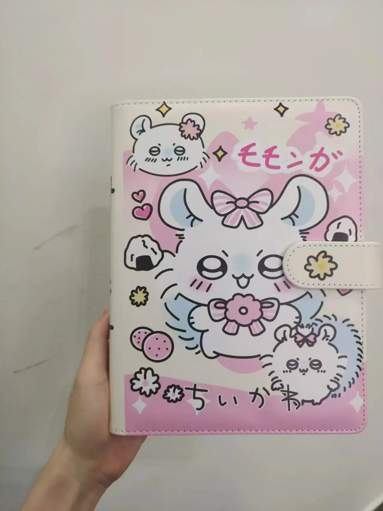 Милая анимационная книга Chiikawa Momonga モン вместе для карт из искусственной кожи