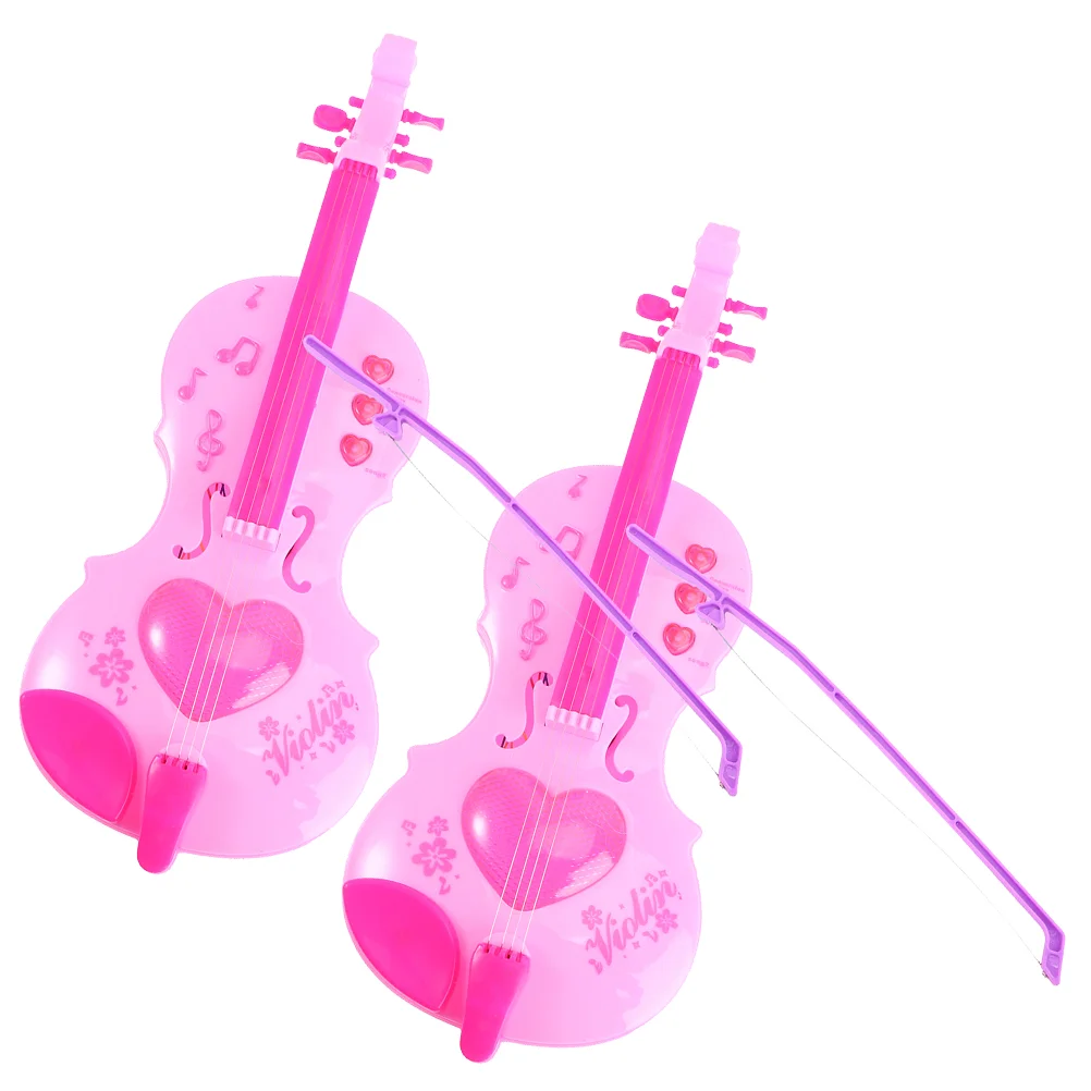 

Violin Plaything Kids Music Education Toy Plastic Musical Beginner Instrument Educational