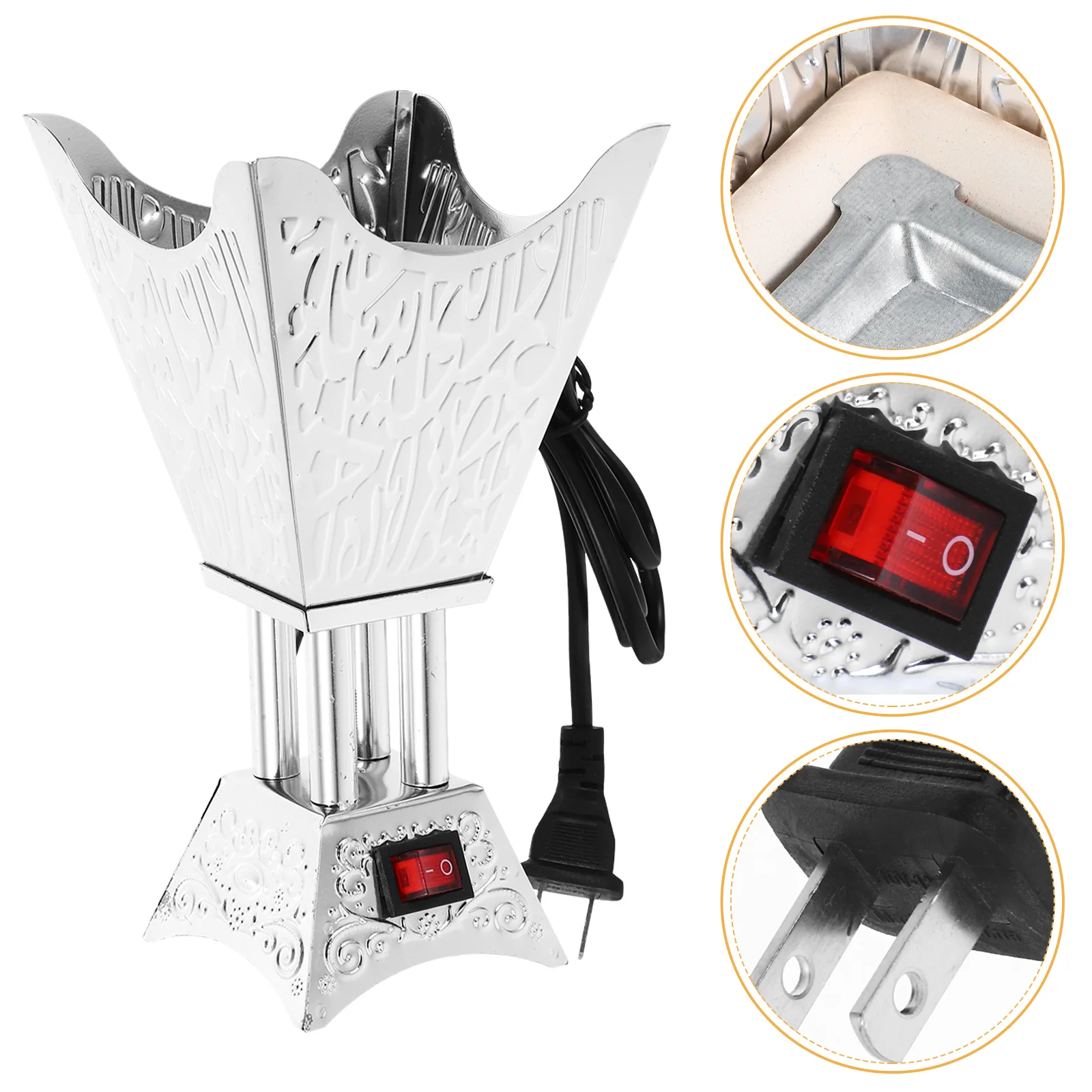 Подключаемая курильница настольная ладан электрический держатель для аромата