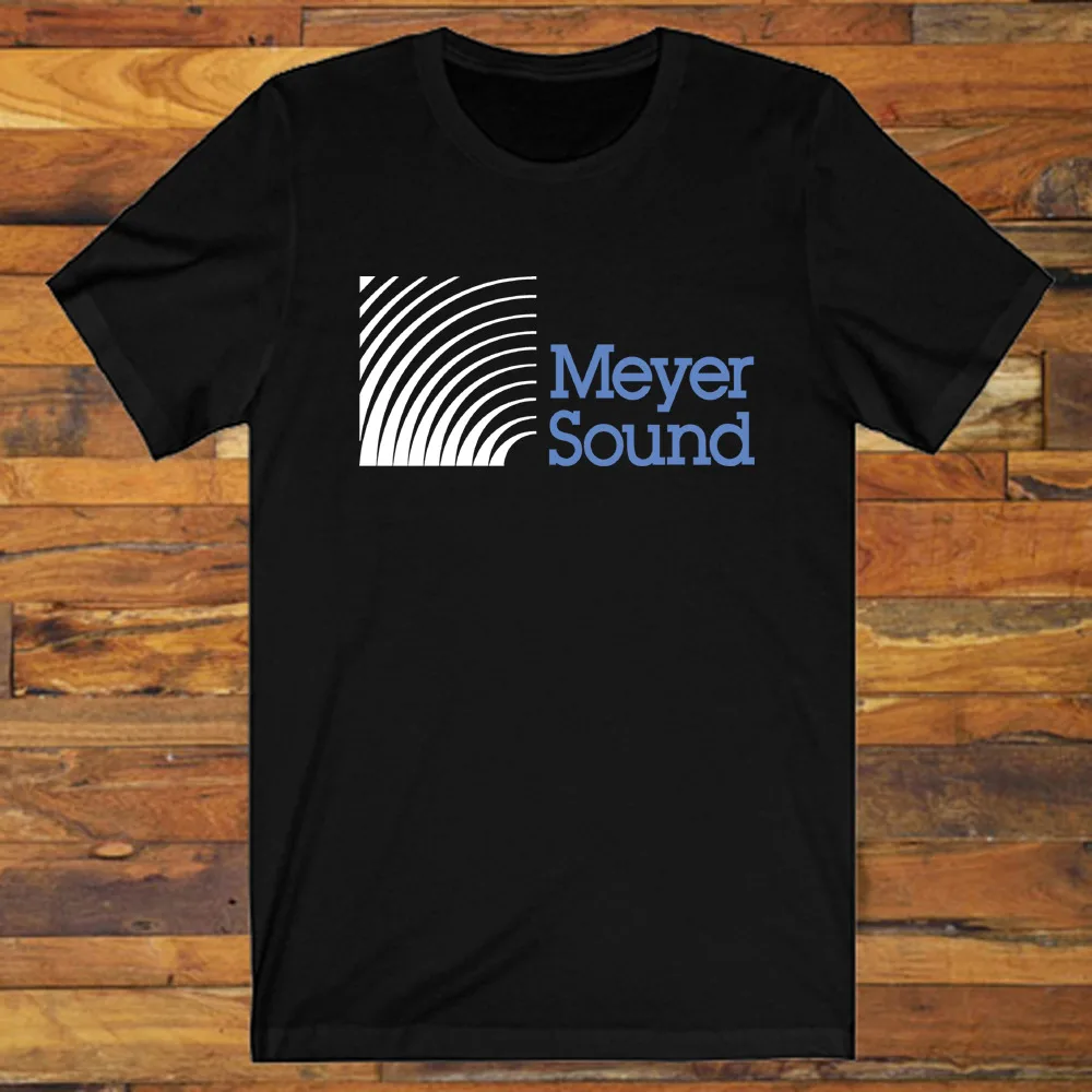 Мужская футболка с длинным рукавом MEYER SOUND Audio Speaker Logo