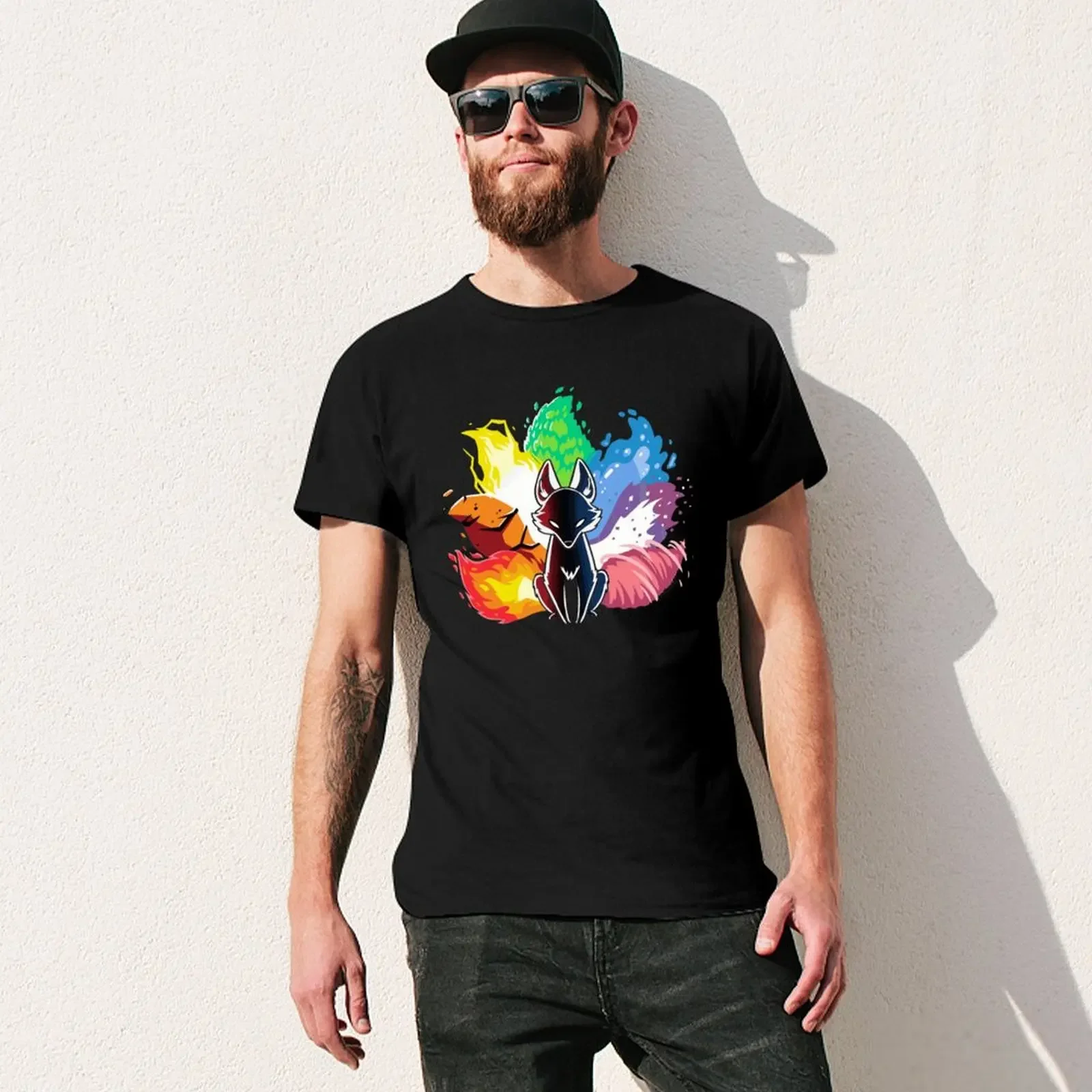 Футболка Kitsune Nine Tail Fox Essential хлопок