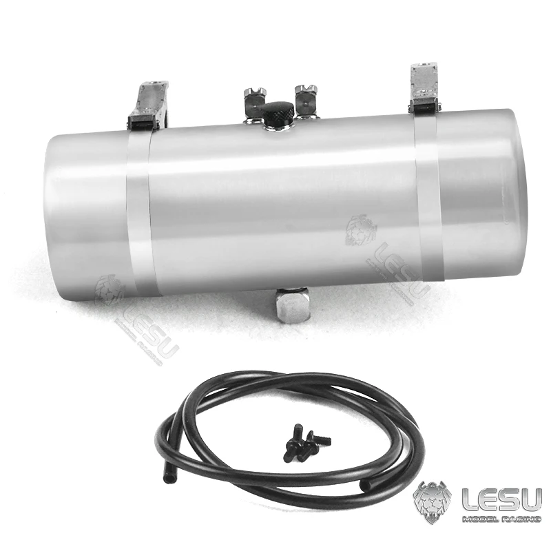 Metal 115MM LESU Hydraulic Oil Tank for 1/14 DIY TAMIYA RC King Grand Hauler Globe Liner Tractor Truck Trailer Model