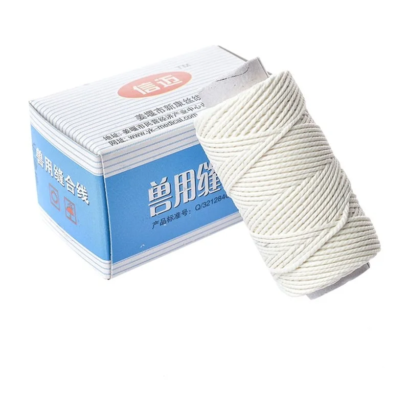 

Veterinary suture non absorbable harness pet surgical suture stainless steel surgical needle veterinary instruments