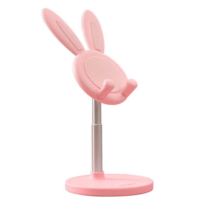 For iPhone 12 13 iPad Cute Rabbit Tablet PC Holder Cute Rabbit Phone Holder Desktop Phone Holder Height Angle Adjustable
