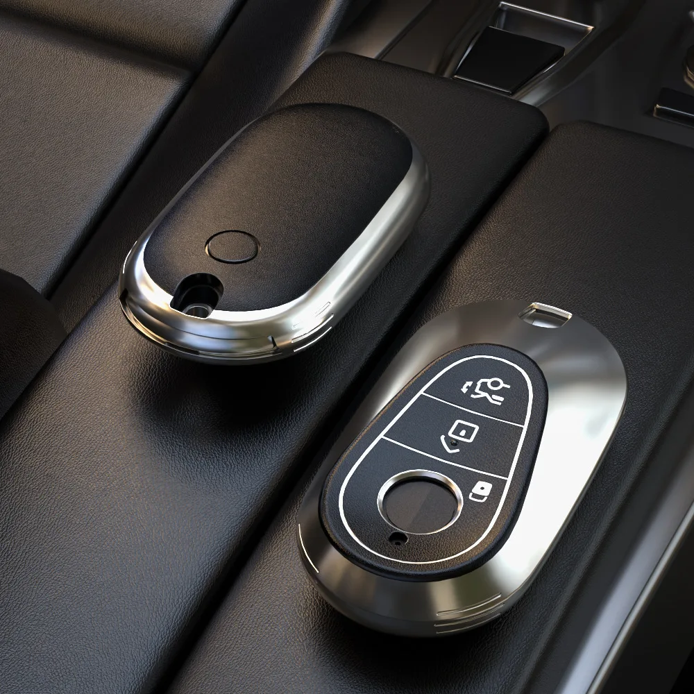 

Tpu car key case key fob cover shell for Mercedes Benz 2021 S350 S400 S450 S500 C Class S Class W223 C200 C260 2021 Accessories