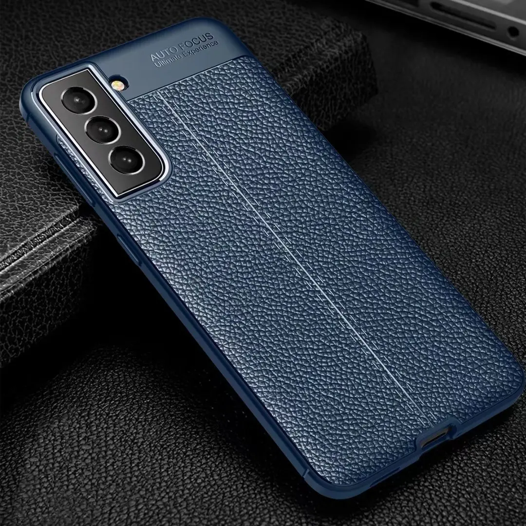 2022 Silicone Case For Samsung Galaxy S21FE Protector Shockproof PU Leader Surface Half-wrapped Cover 5G | Мобильные телефоны и