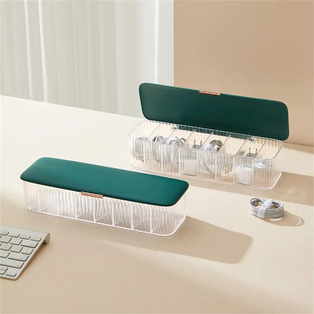 

with Lid Lightweight Sturdy Structure Cable Storage Container for Home