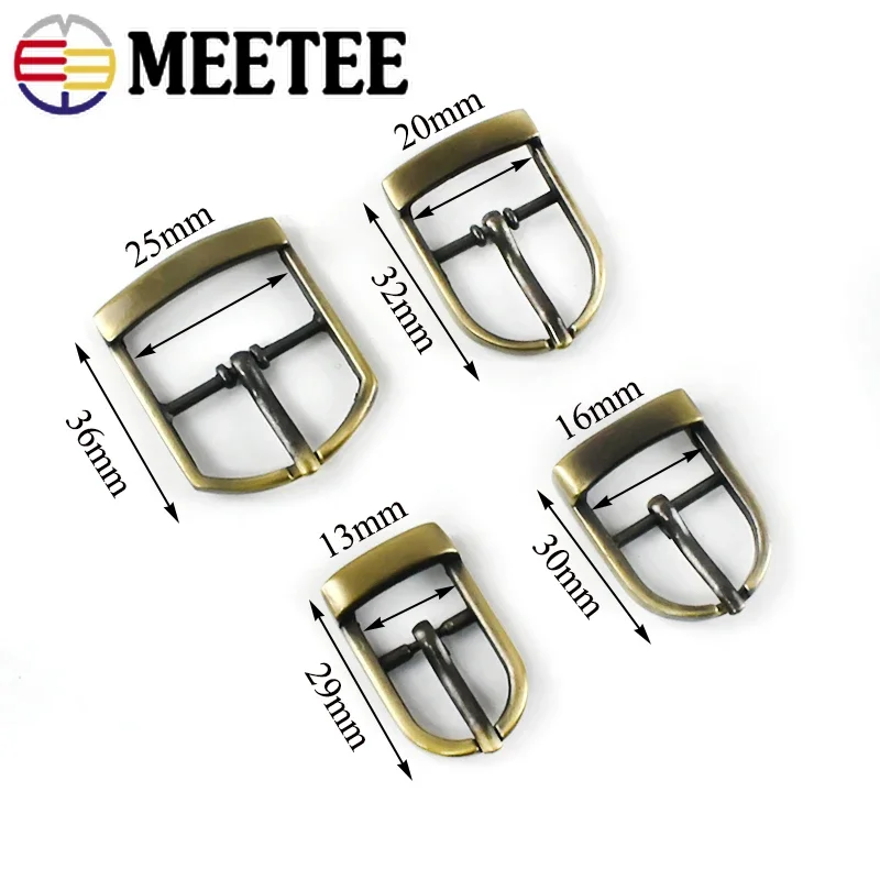 Металлические шпильки Meetee 5/10 шт. 13-25 мм ползунок регулирующая застежка ремень