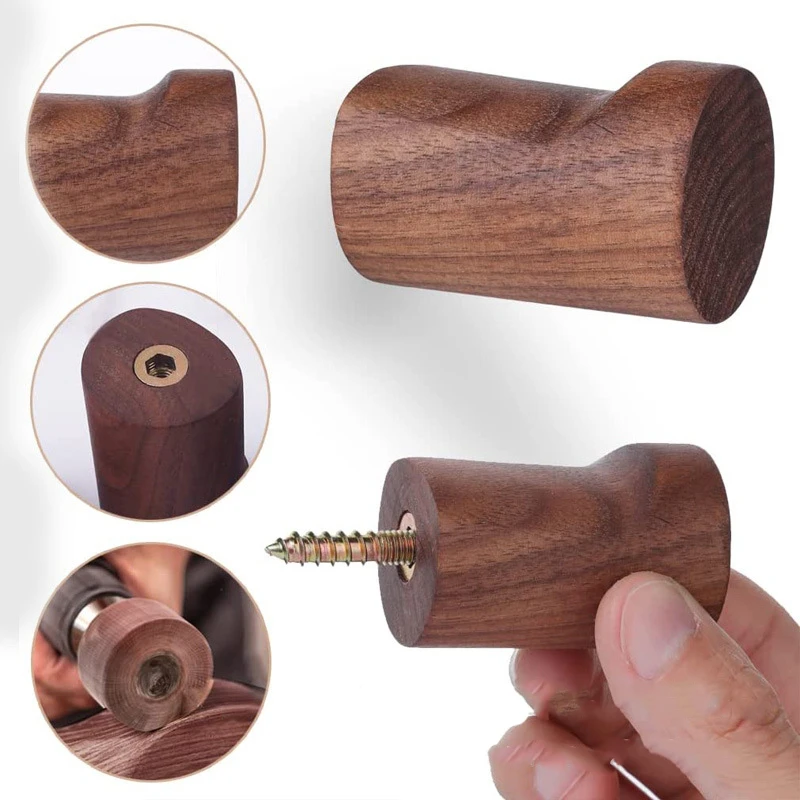 4/6 шт. настенные крючки для шляпы