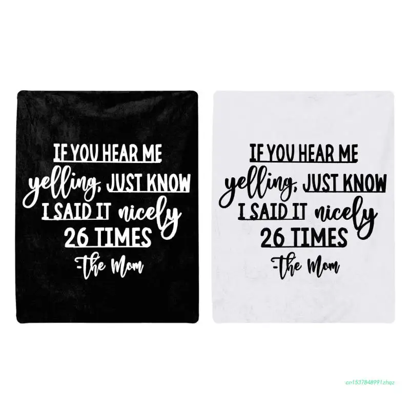 

Забавное вдохновляющее одеяло с надписями, напечатанные постельные пледы, если вы слышите меня, плавущее одеяло для путешествий, кемпинга