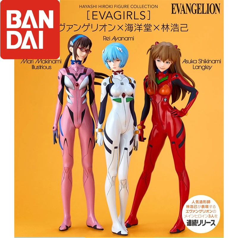 

Action Anime Figure KAIYODO Evangelion Eva Asuka Ayanami Rei Makinami Model Kids Toys For Boys Gift Original In Stock