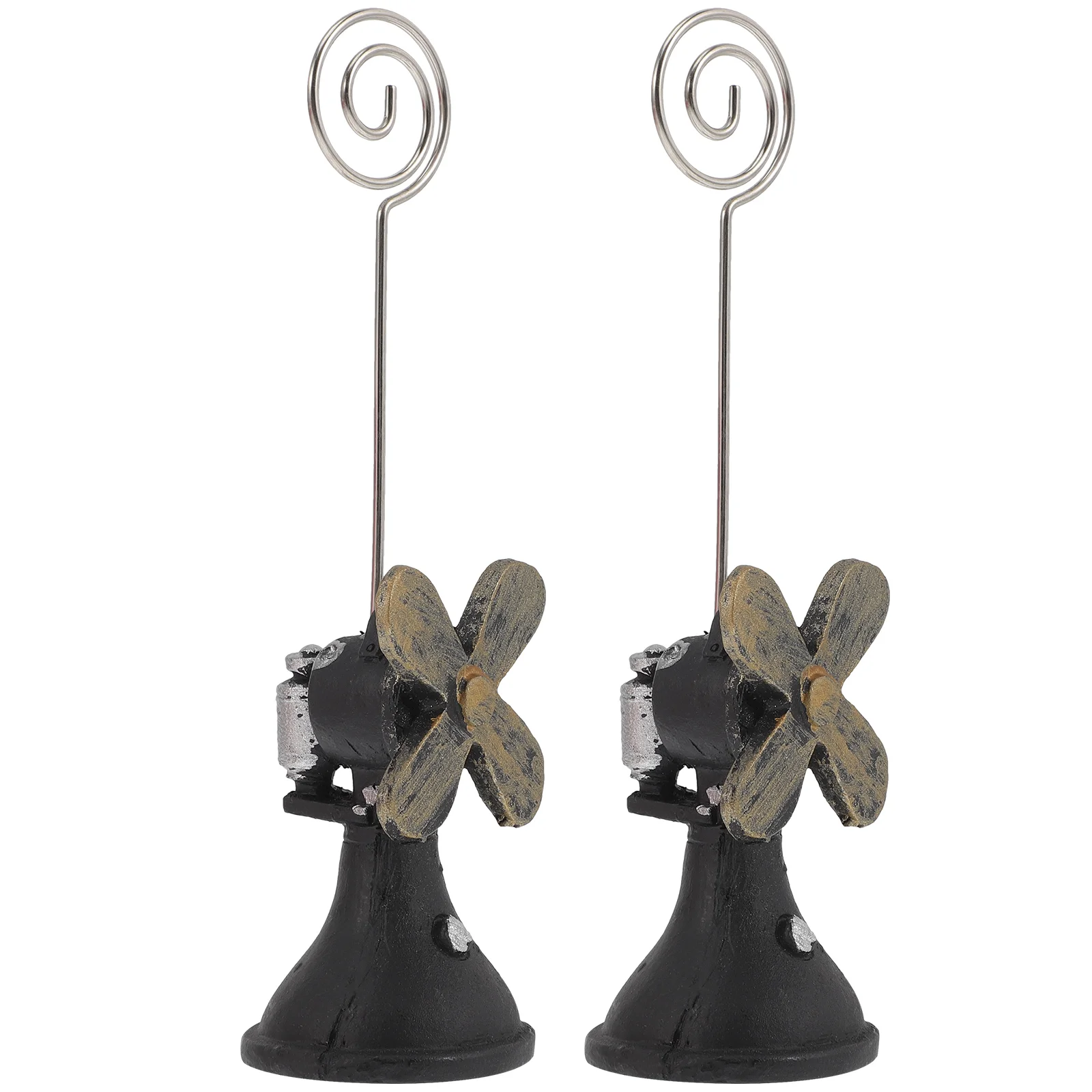 

Holder Table Memo Clip Stand Photo Partyvintage Number Place Retro Base Note Decor Holders Birthday Picture Rustic Stands