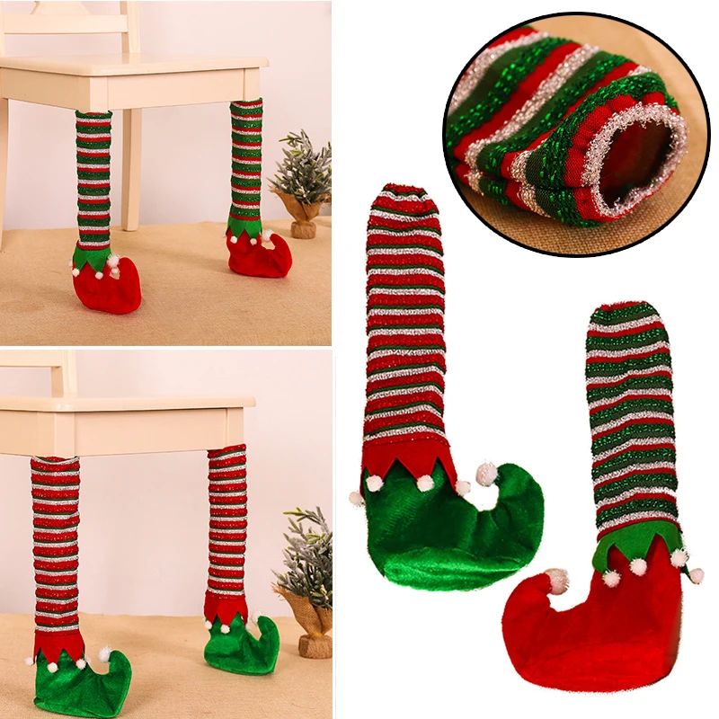 

Noel Santa Claus Christmas Non-woven Dinner Table Red Hat Chair Back Covers Xmas Christmas Decorations For Home New Year 2023