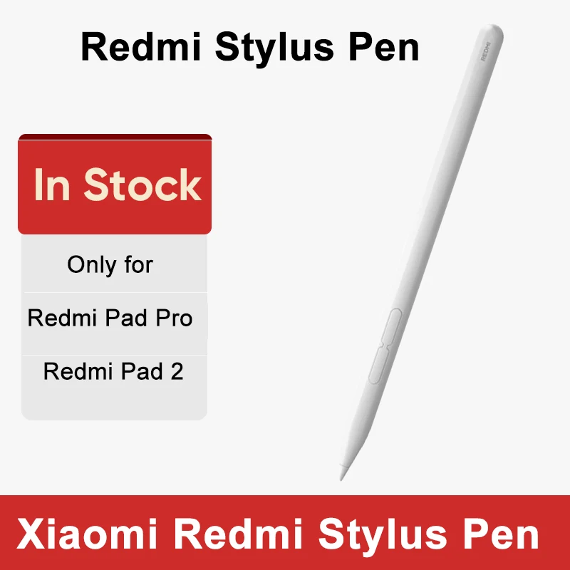 Фото Стилус Xiaomi Redmi для планшетов Redmi Pad 2 и Redmi Pad Pro, 4096 уровней чувствительности, 5 мс низкая задержка, 240 Гц, для рисования и письма, умный карандаш №3