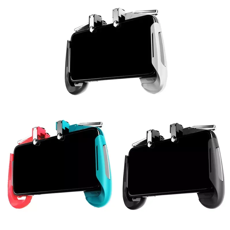 

Mobile Phone Game Controller for PUBG Gaming Joystick Gamepad Trigger Fire Button L1R1 Shooter Stretchable for Android IOS