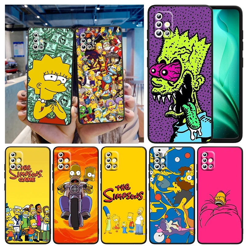 

Cartoon The Simpson For Samsung A73 A53 A33 A03S A22 A72 A52 A32 A02 S A12 A42 A51 A91 A81 A71 A41 A32 A21 Phone Case