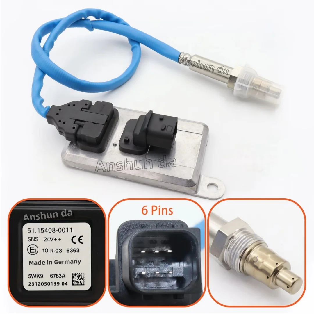 Новинка 51154080011/51154080018 датчик кислорода NOX Senor для грузовика MAN TGX TGS TGL TGM 5WK96783A 5WK96783B