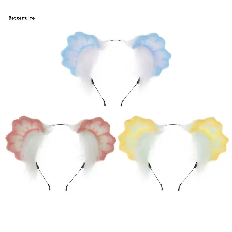 

B36D Kitten Cosplay Accessories Party Costume Sexy Kitten Headband Animation Hair Hoop for Masquerade ComicCon