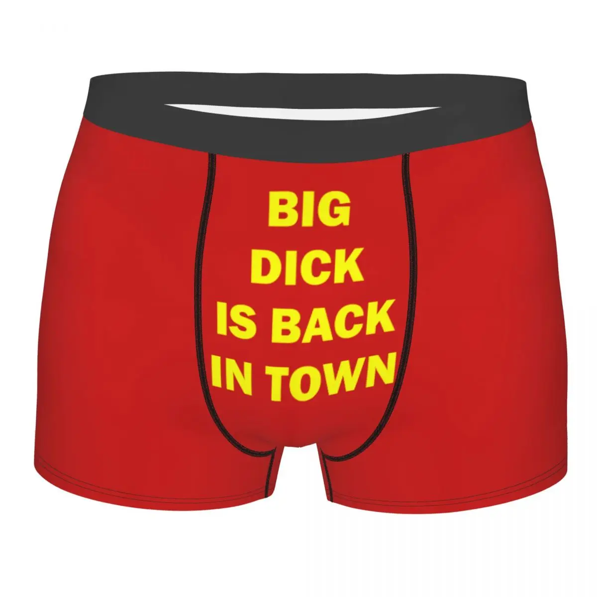 

Sexy Big Dick Is Back In Town Boxers Shorts Panties Men's Underpants Comfortable Briefs Underwear