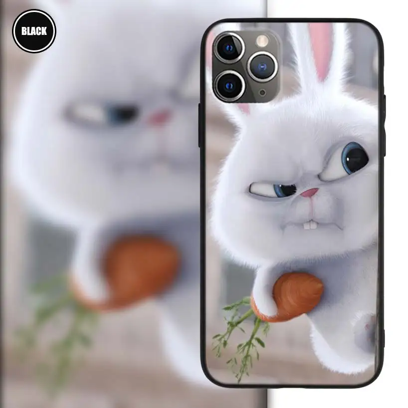 

Cute Cartoon Rabbit Phone Case For iPhone 11 12 Pro Max 13 Mini 7 Plus X XS XR Apple 6 6S 8 SE 5 5S Fundas Back Cover Coque