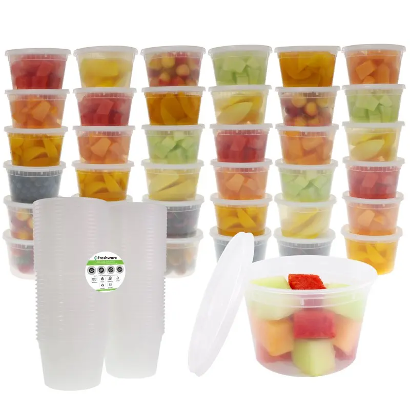 

Containers with Lids, 16 Ounce, 36-Pack, YH-S16X36