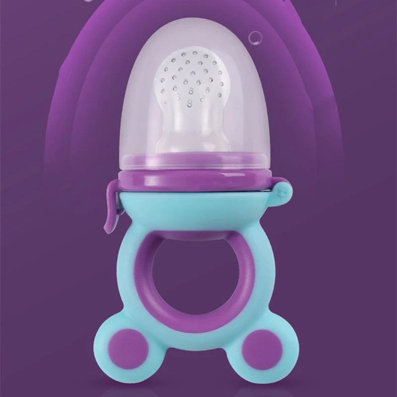 

3pcs/lot Nibbler Baby Pacifiers Feeder Cartoon Kids Fruit Food Feeder Nipples Feeding Safe Supplies Nipple Teat Bottle Teether