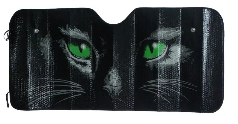 Cat eye's car window sunshade , to keep your car cool in the summer while parked. protects interior from UV Rays