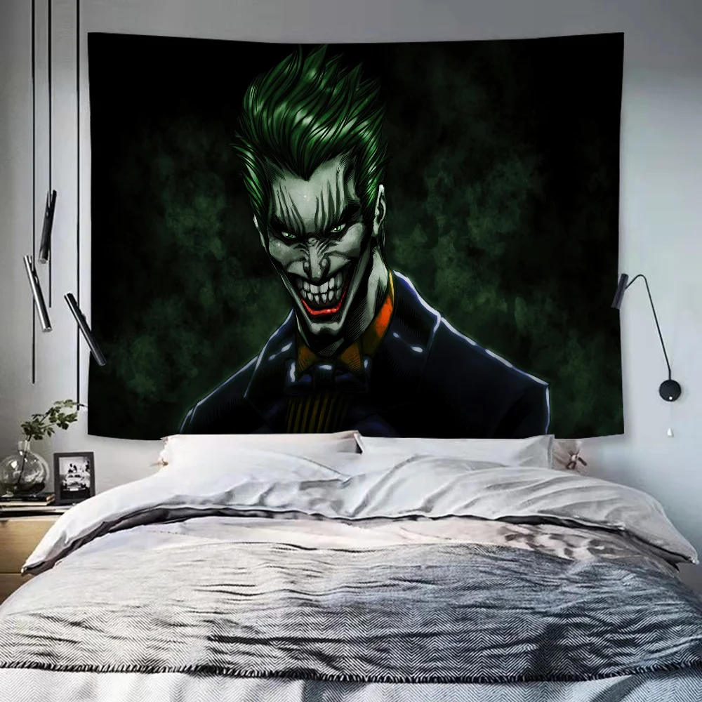 Cool-C-Clownes Аниме Гобелен Многоцветный Настенный Декор Полиэстер Хлопок Kawaii