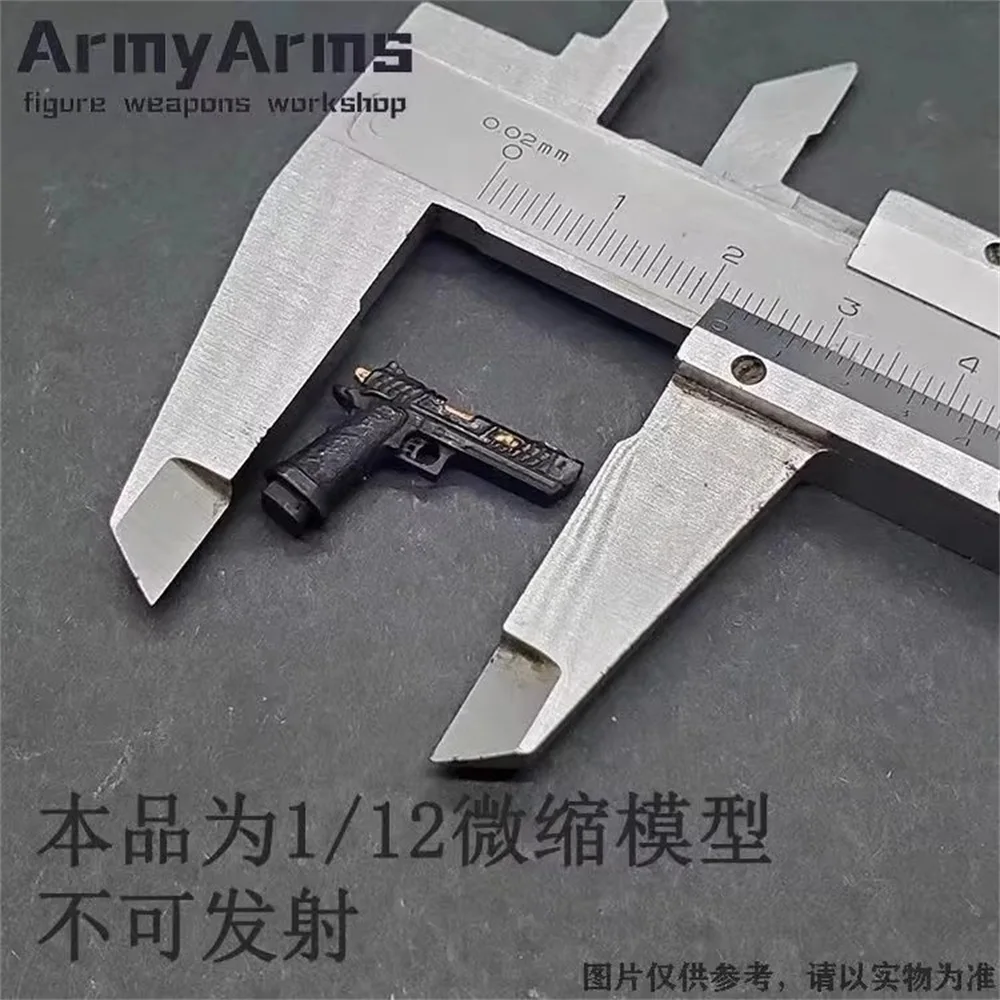 Фото Модель пистолета TTI Snail ArmyArms 1/12 для куклы-солдата (около 3 см), нестреляющая, в наличии, подарок №4