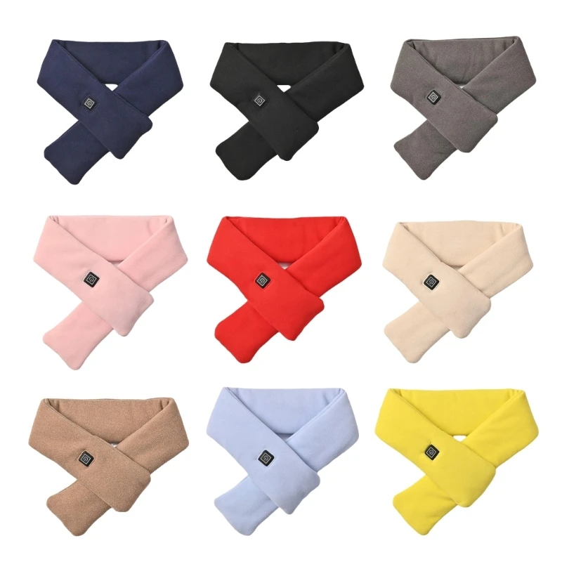 USB перезаряжаемый шарф с подогревом утеплитель для шеи студентов и пожилых людей