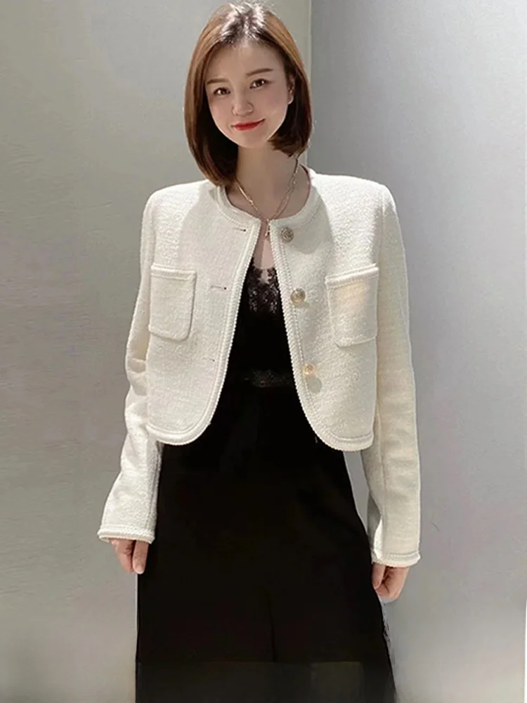 Изящное короткое пальто Counter Same Sle для женщин 2024 Xiao Teng Amashi Yue новый флисовый топ с