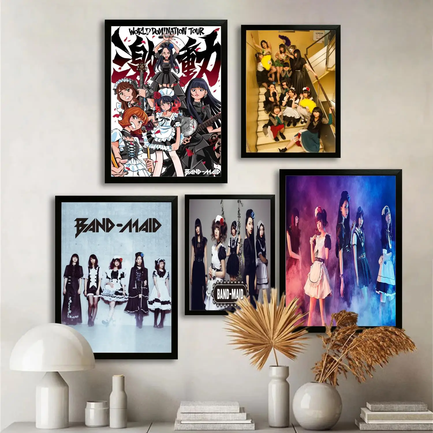 Постер горничной рок на холсте и настенное искусство печать картинке