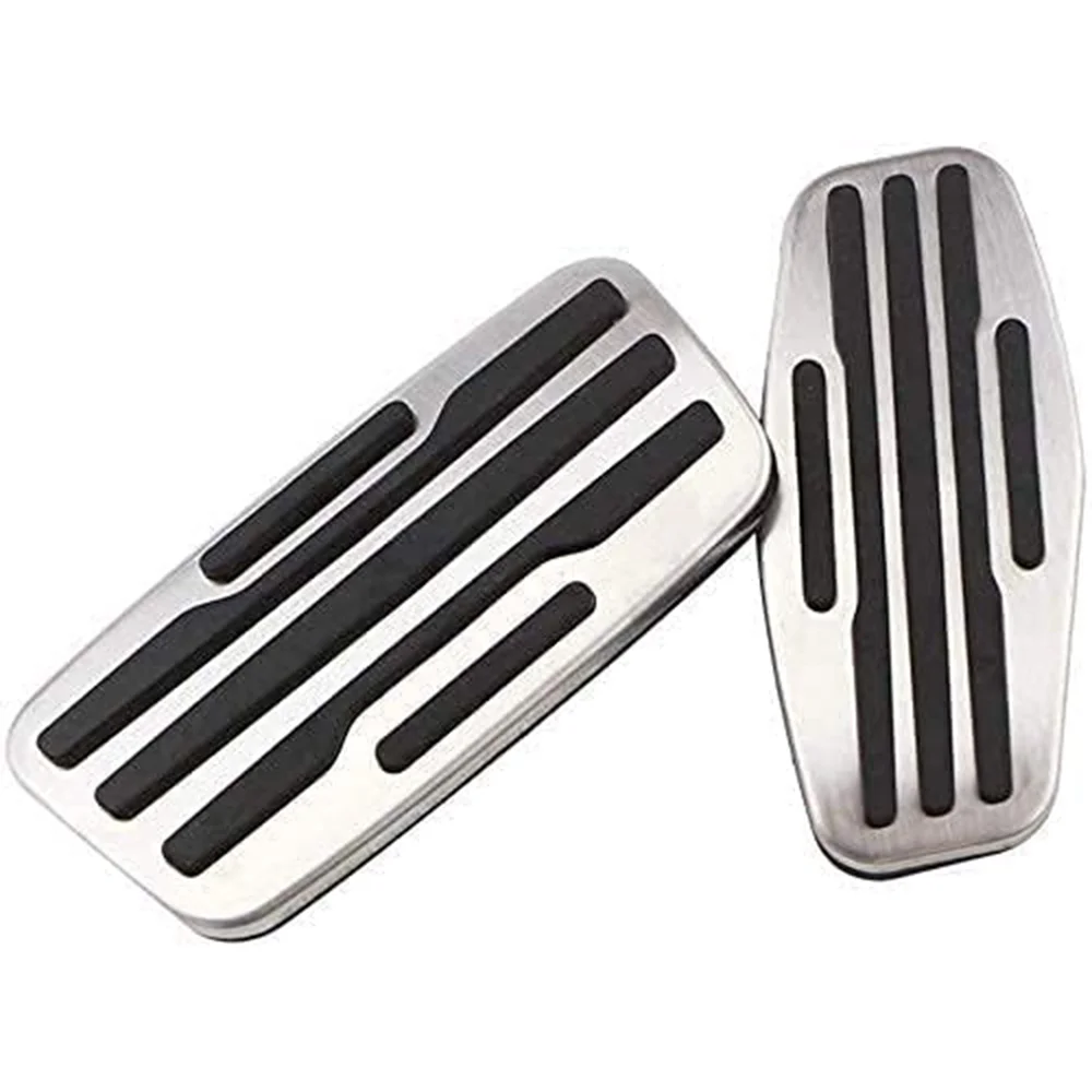 

Car Gas Fuel Pedal Brake Pedal Cover AT Pedals Fit for Chevrolet Silverado Accessories